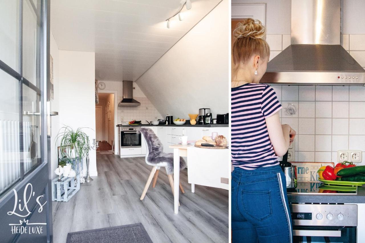 Ferienwohnung Lil'S Heideluxe Schneverdingen Exteriör bild
